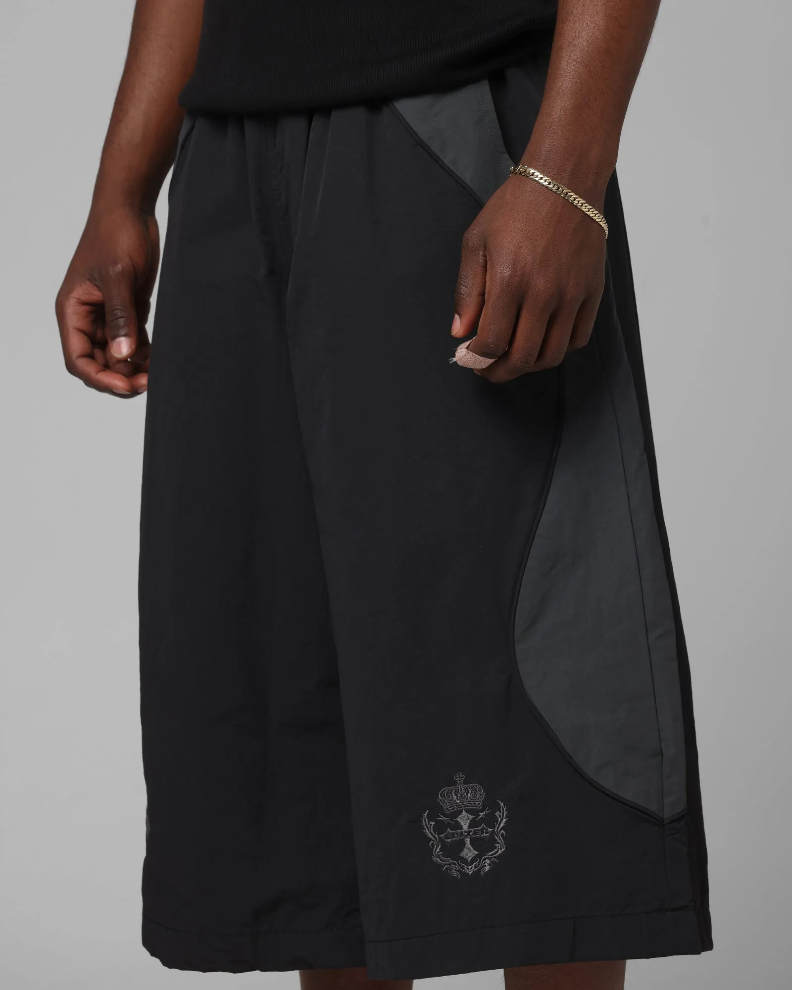 Loiter Club Classic Track Shorts Black sold by Culture Kings product image thumbnail 4