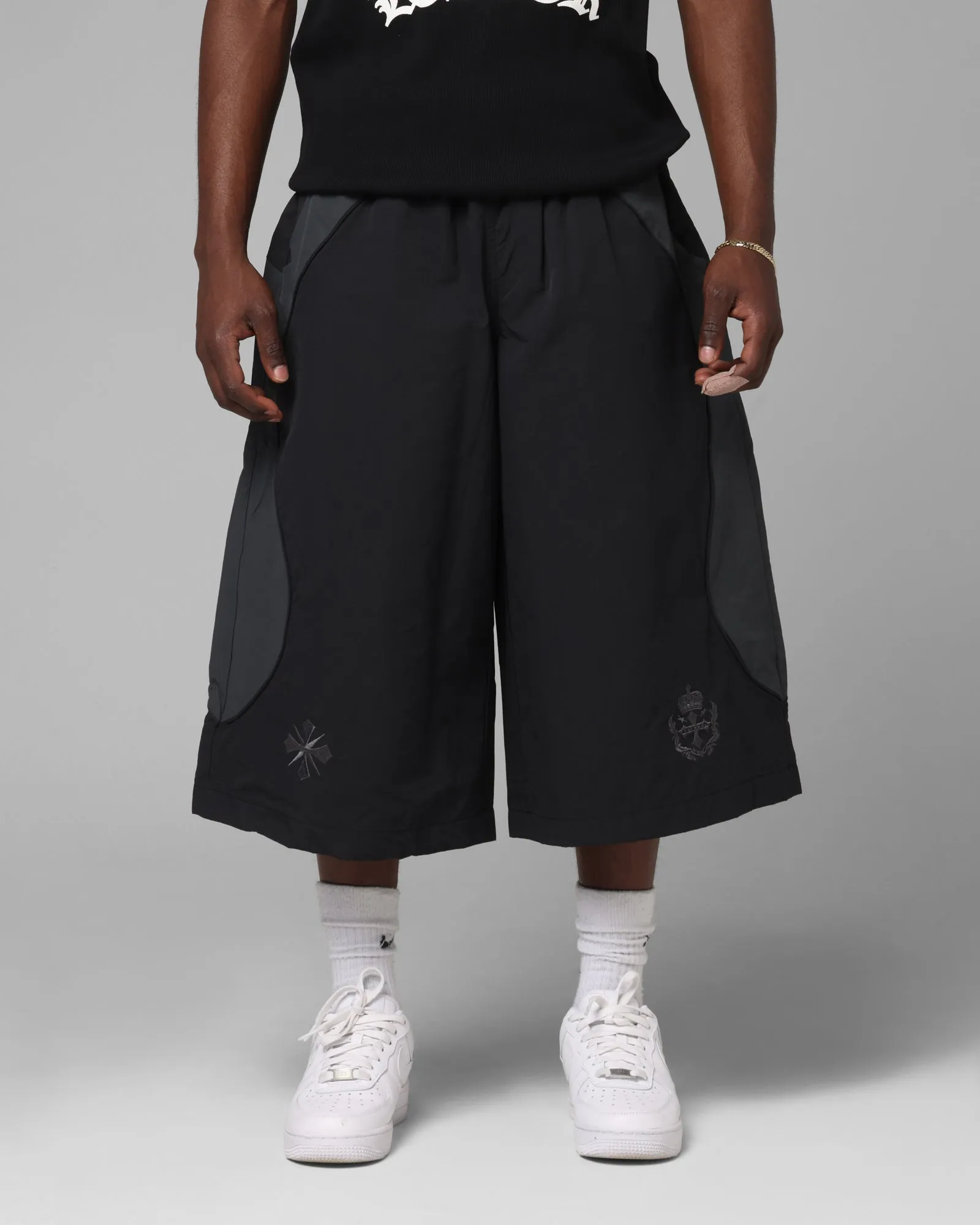 Loiter Club Classic Track Shorts Black sold by Culture Kings