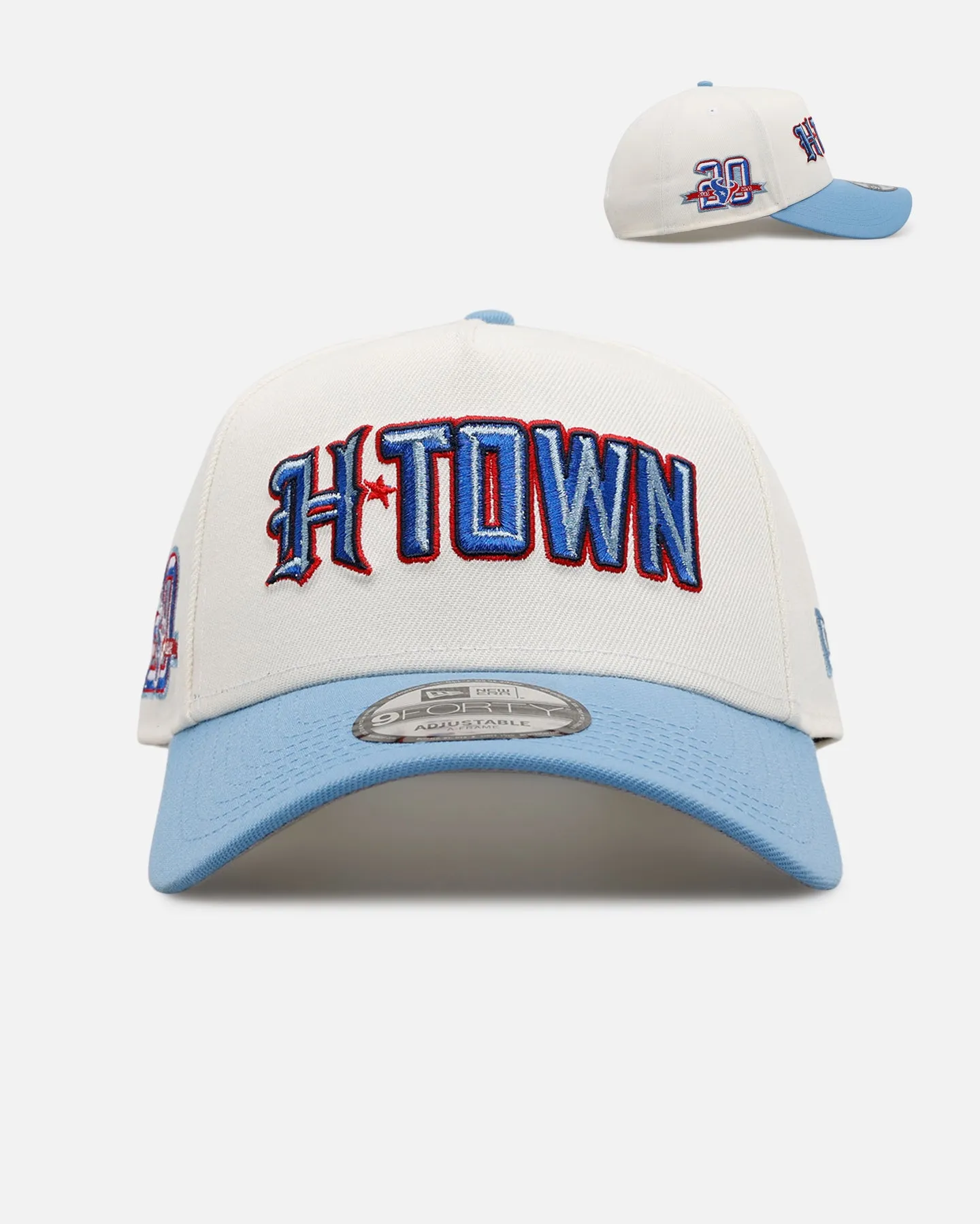 New Era Houston Texans 'Chrome Metallic Wordmark' 9FORTY A-Frame Snapback Chrome sold by Culture Kings