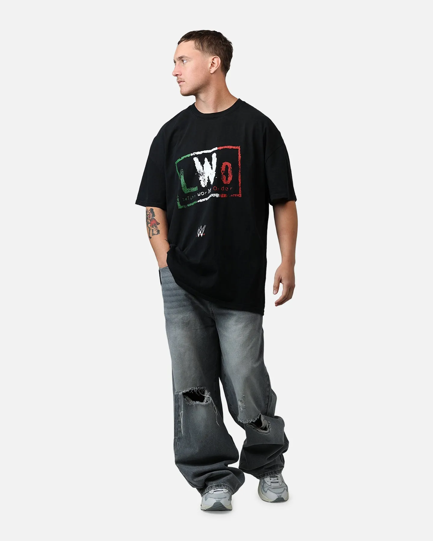 Culture Kings X WWE LWO Logo T-Shirt Black sold by Culture Kings product image thumbnail 3