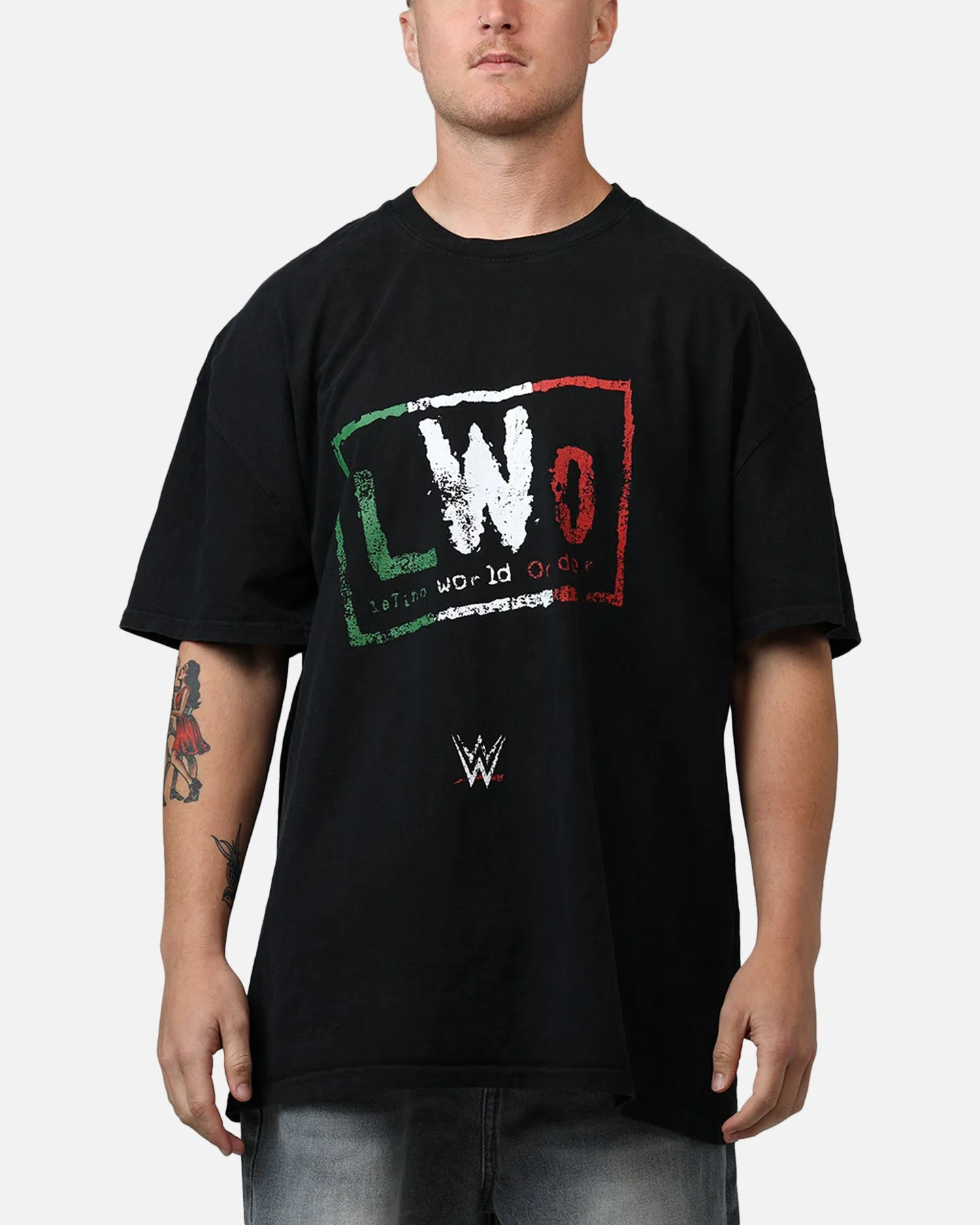 Culture Kings X WWE LWO Logo T-Shirt Black sold by Culture Kings product image thumbnail 2
