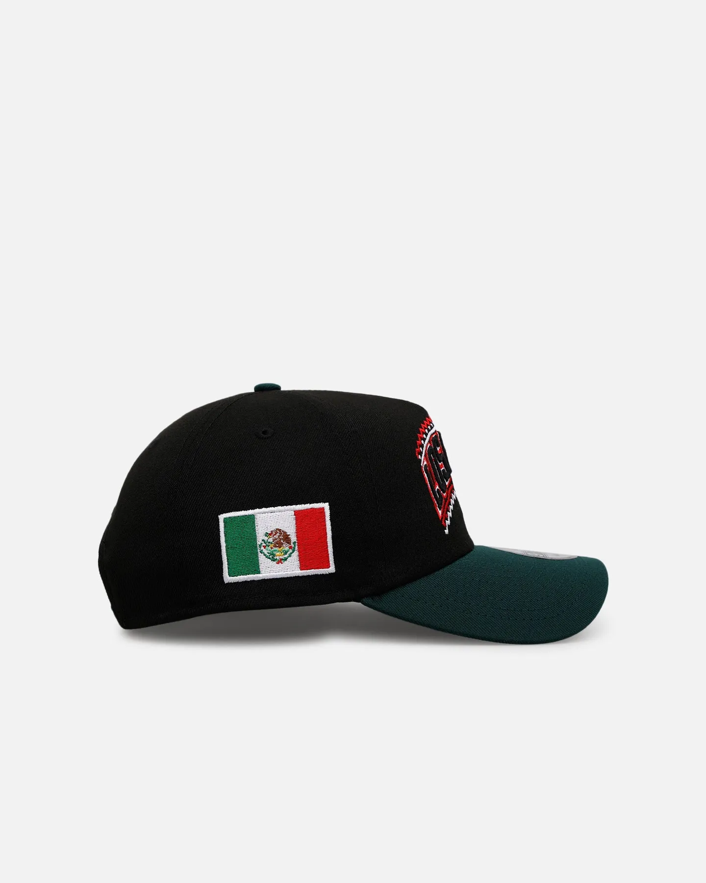 New Era Chicago Bulls 'Mexican Independence Day 2.0' 9FORTY A-Frame Snapback Black/Green sold by Culture Kings product image thumbnail 3