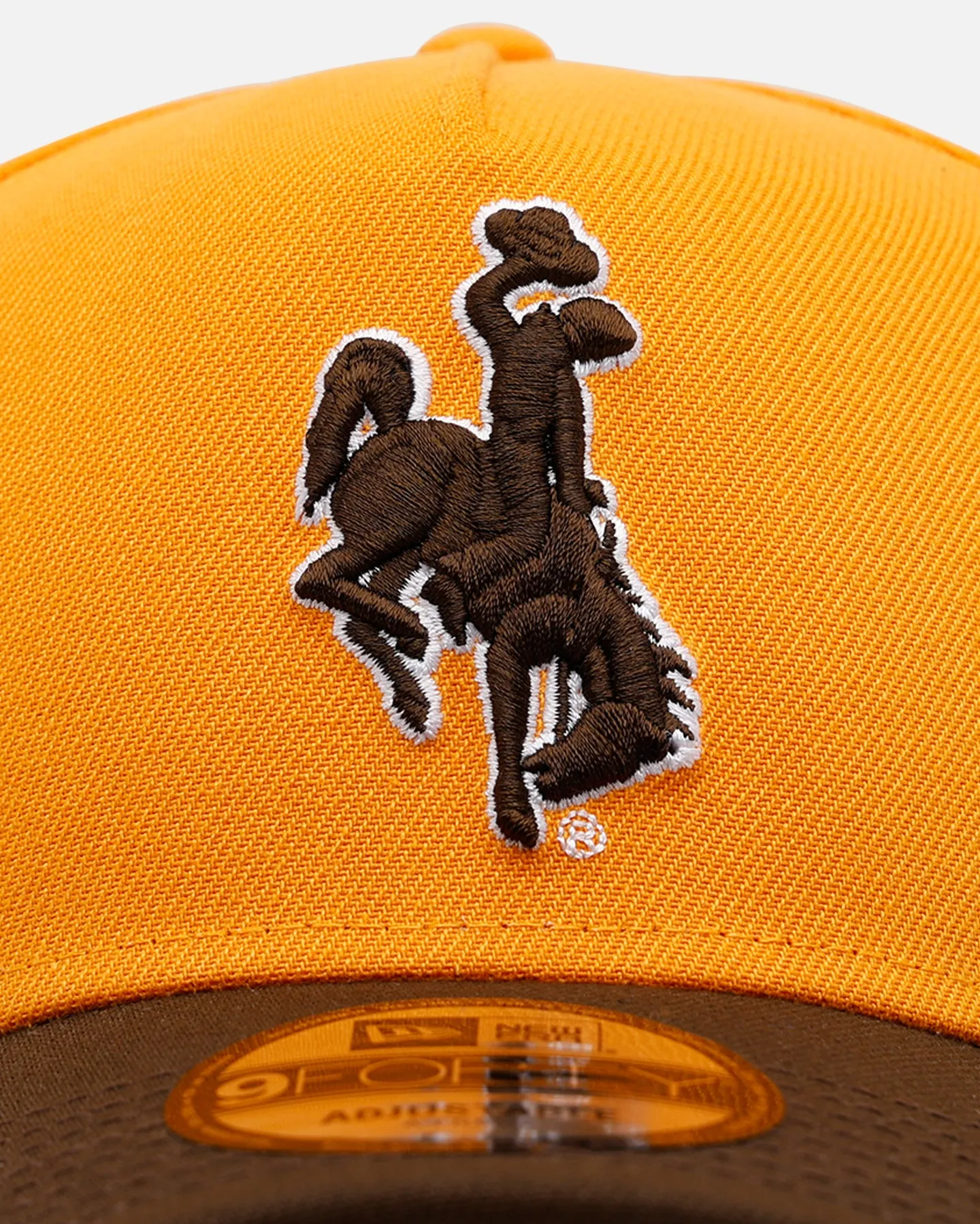 New Era Wyoming Cowboys 'Walnut Visor' 9FORTY A-Frame Snapback Walnut sold by Culture Kings product image thumbnail 5