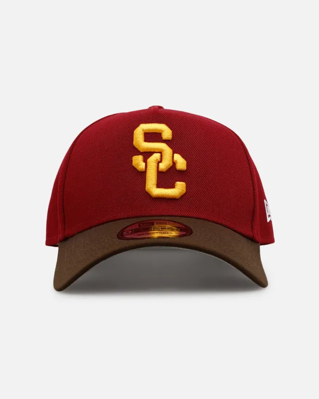 New Era USC Trojans 'Walnut Visor' 9FORTY A-Frame Snapback Walnut sold by Culture Kings