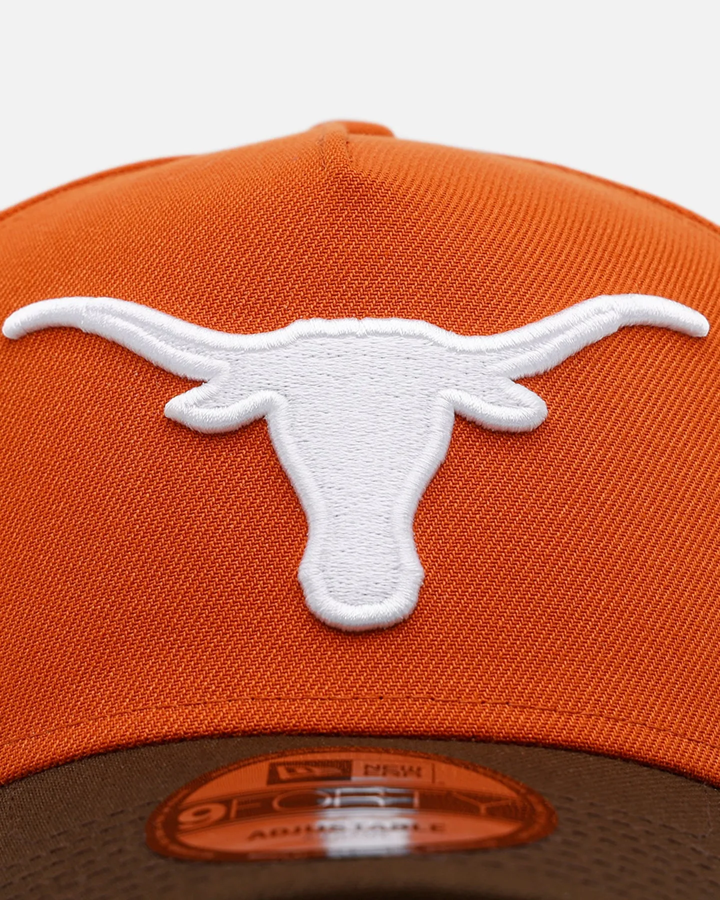 New Era Texas Longhorns 'Walnut Visor' 9FORTY A-Frame Snapback Walnut sold by Culture Kings product image thumbnail 5