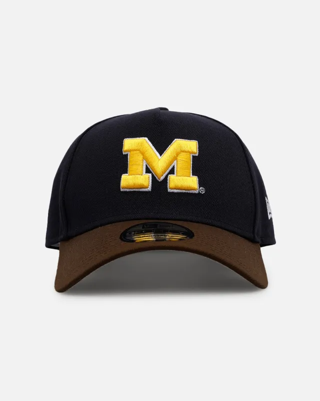 New Era Michigan Wolverines 'Walnut Visor' 9FORTY A-Frame Snapback Walnut sold by Culture Kings