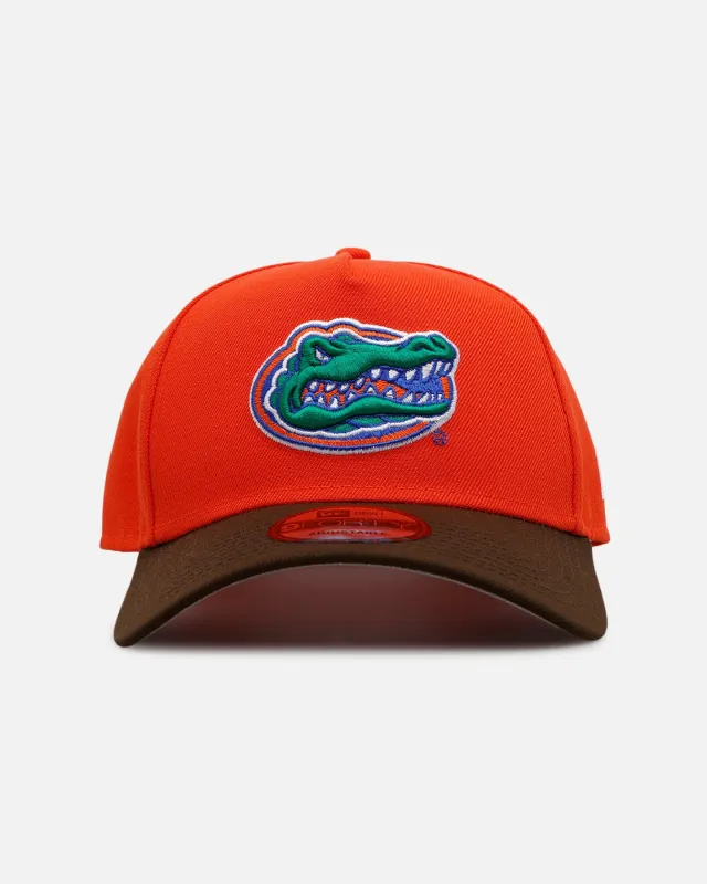 New Era Florida Gators 'Walnut Visor' 9FORTY A-Frame Snapback Walnut sold by Culture Kings