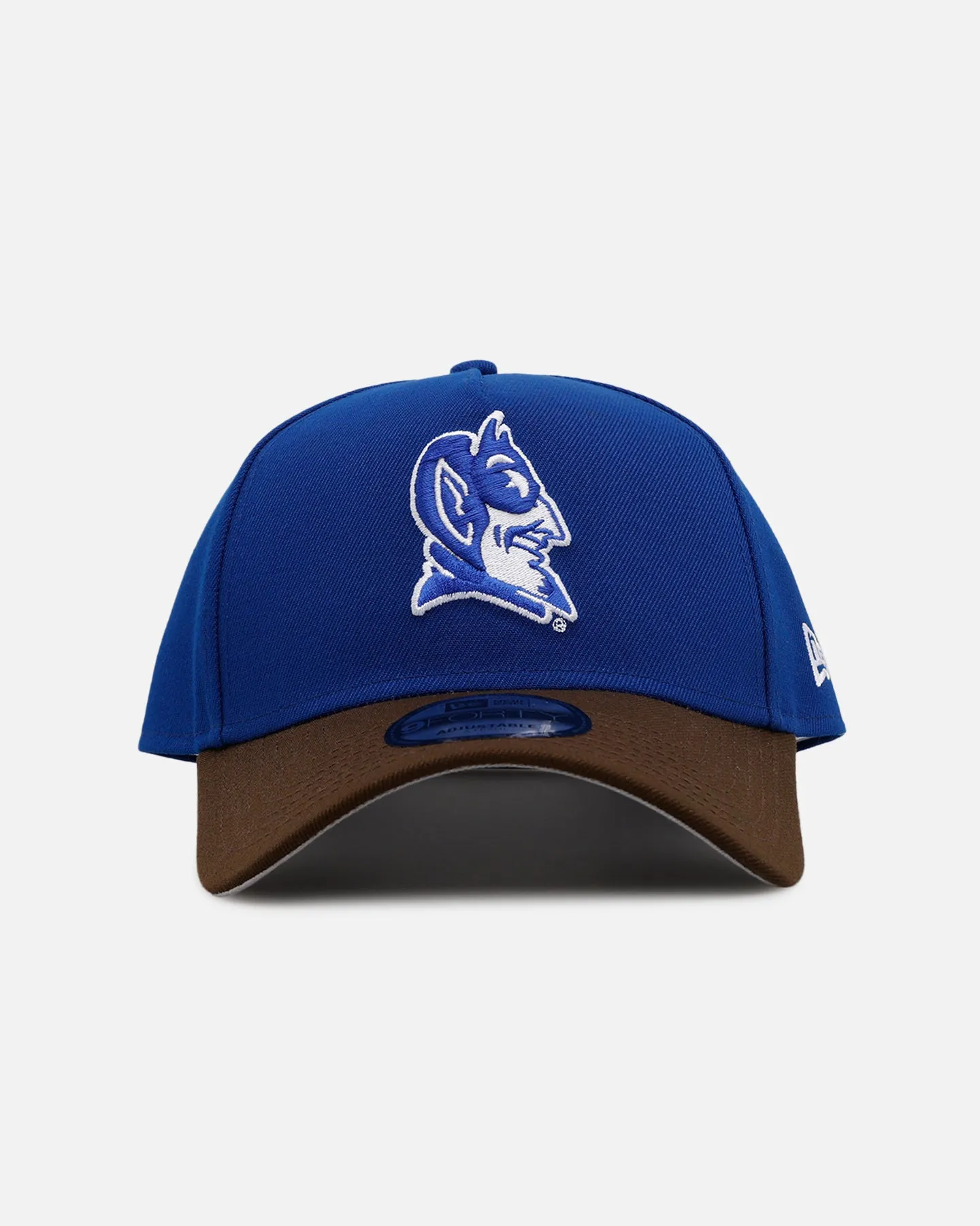 New Era Duke Blue Devils 'Walnut Visor' 9FORTY A-Frame Snapback Walnut sold by Culture Kings