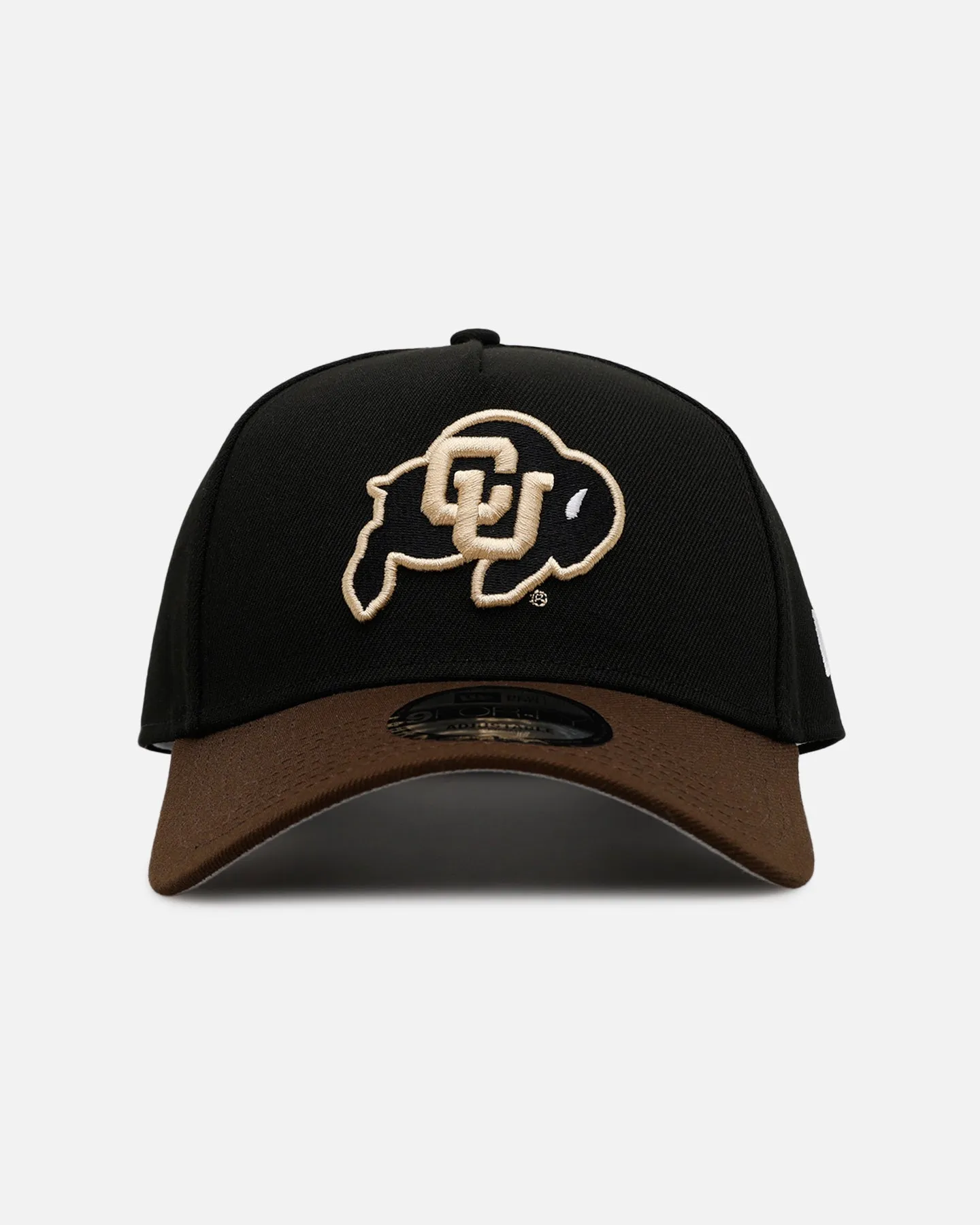 New Era Colorado Buffaloes 'Walnut Visor' 9FORTY A-Frame Snapback Walnut sold by Culture Kings