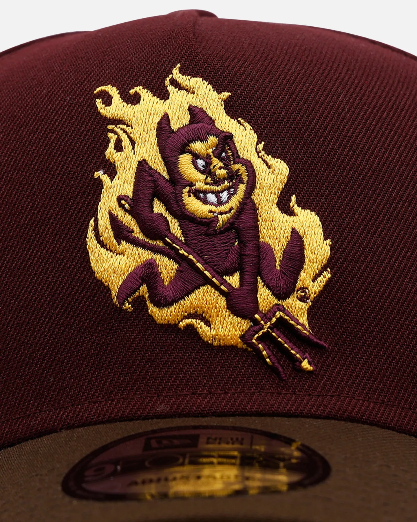 New Era Arizona State Sun Devils 'Walnut Visor' 9FORTY A-Frame Snapback Walnut sold by Culture Kings product image thumbnail 5