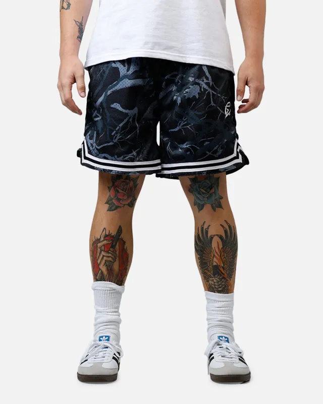Carre Outlaw Mesh Shorts Black Real Tree sold by Culture Kings