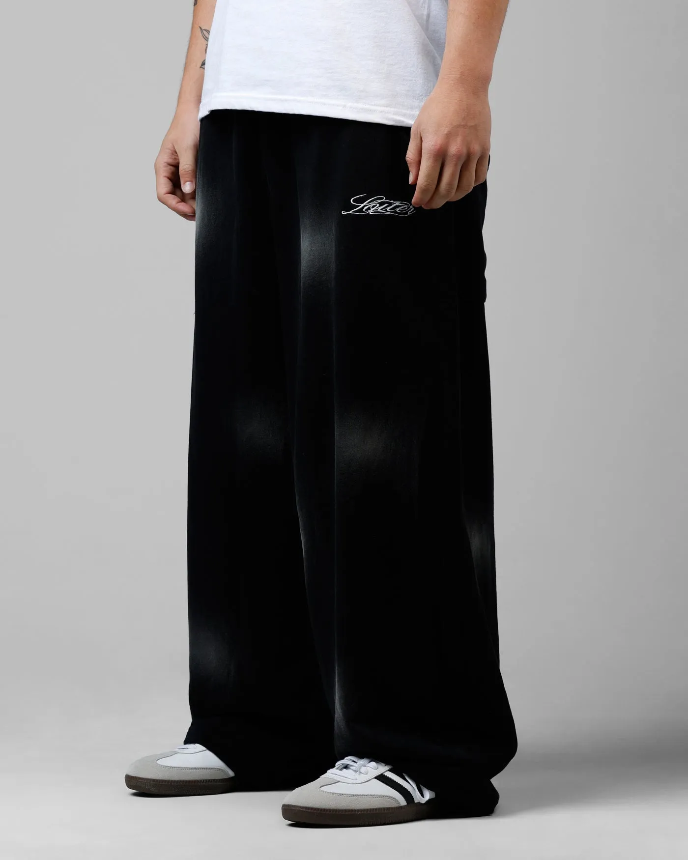 Loiter Purity Sweatpants Washed Black sold by Culture Kings product image thumbnail 4