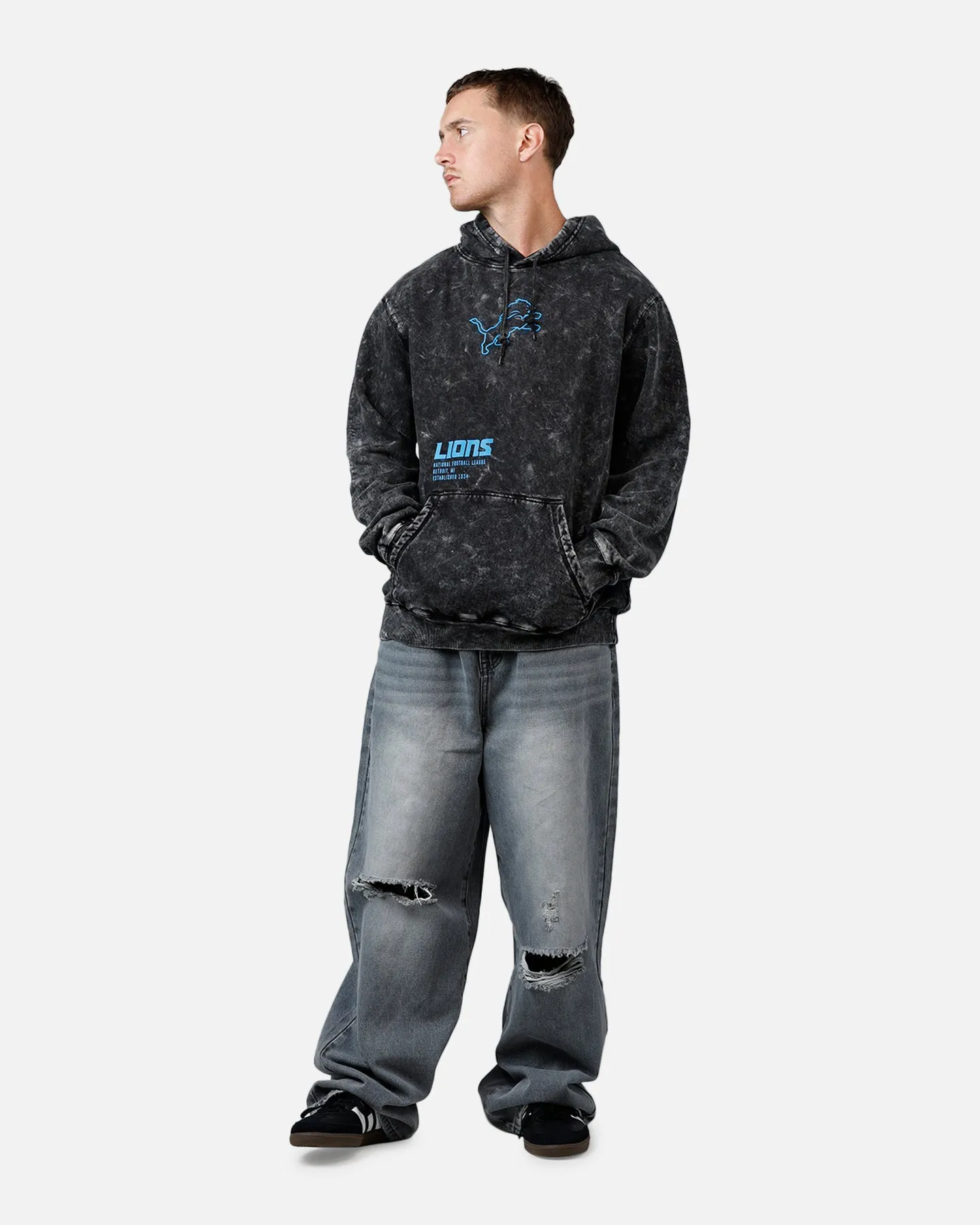 New Era Detroit Lions Sport Night Hoodie Official Team Color sold by Culture Kings product image thumbnail 3