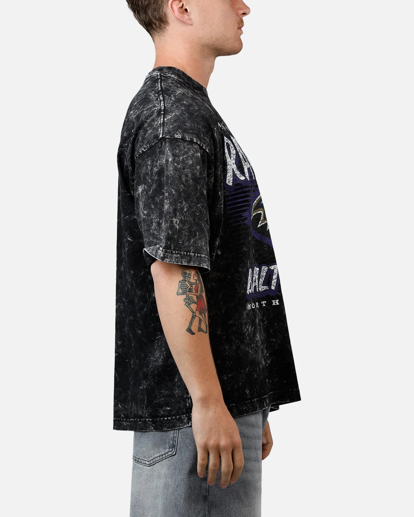 New Era Baltimore Ravens Essentials T-Shirt Washed Black sold by Culture Kings product image thumbnail 4