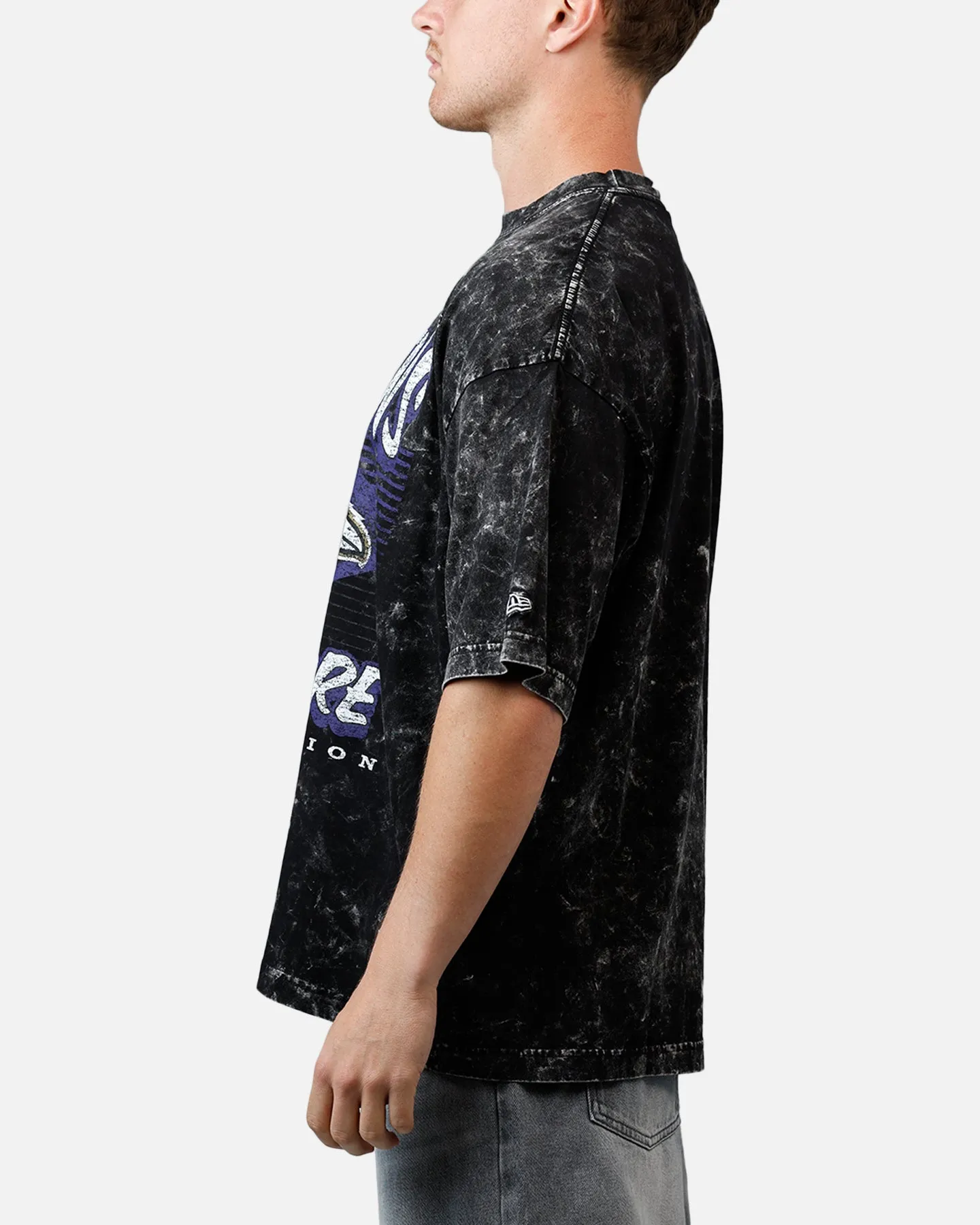 New Era Baltimore Ravens Essentials T-Shirt Washed Black sold by Culture Kings product image thumbnail 5