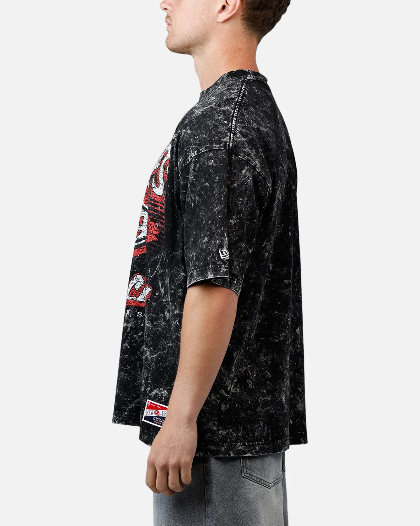 New Era Kansas City Chiefs Boxy Essentials T-Shirt Washed Black sold by Culture Kings product image thumbnail 5