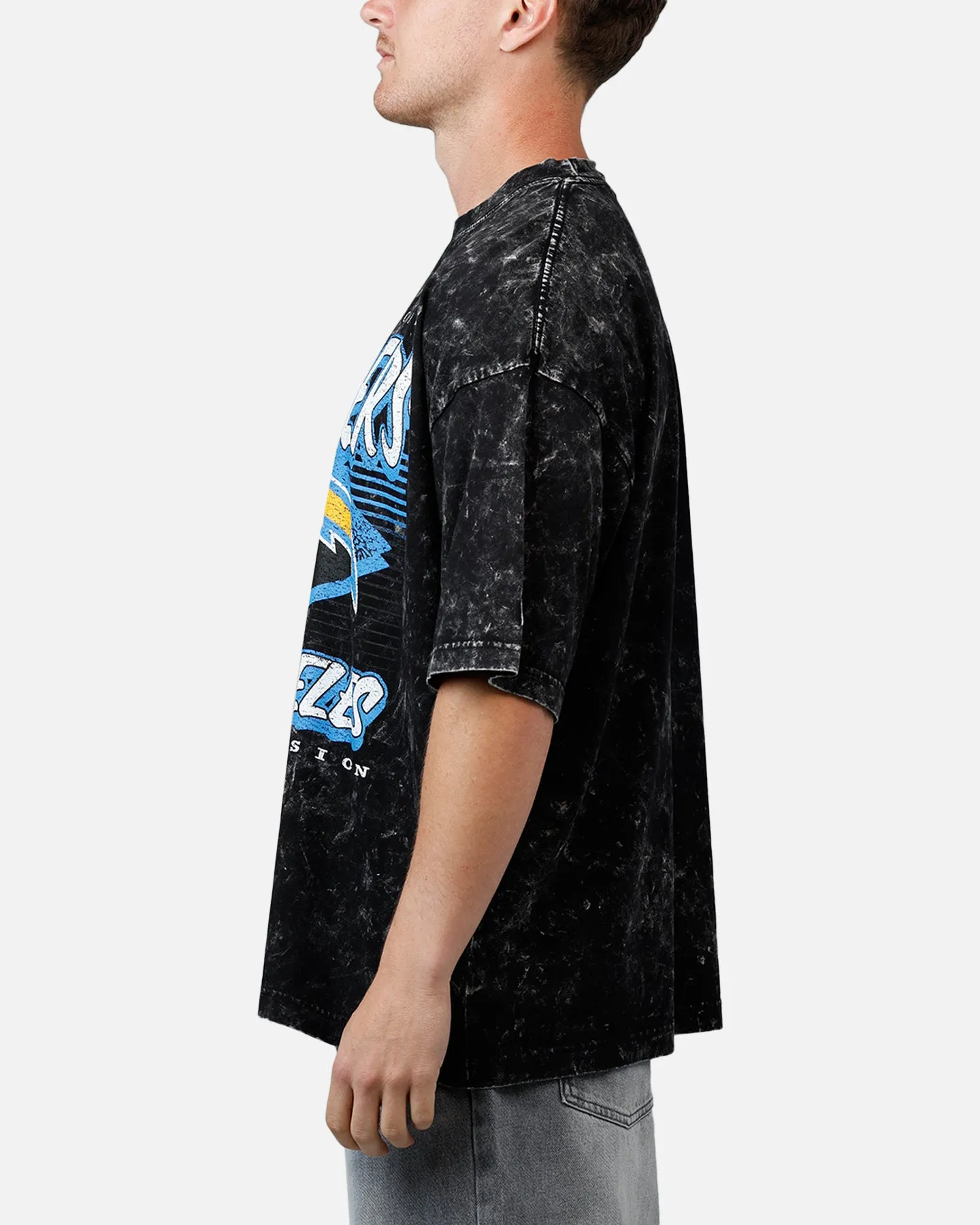 New Era Los Angeles Chargers Boxy Essentials T-Shirt Washed Black sold by Culture Kings product image thumbnail 5