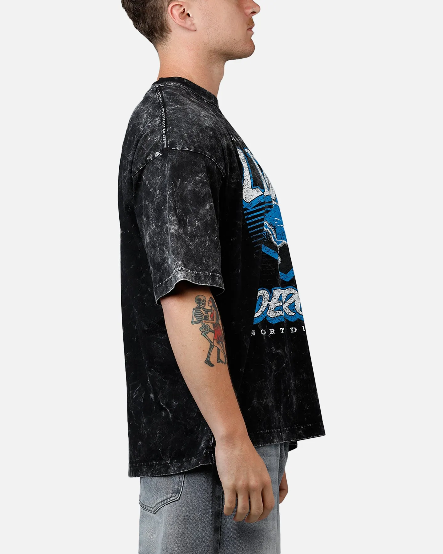 New Era Detroit Lions Boxy Essentials T-Shirt Washed Black sold by Culture Kings product image thumbnail 4