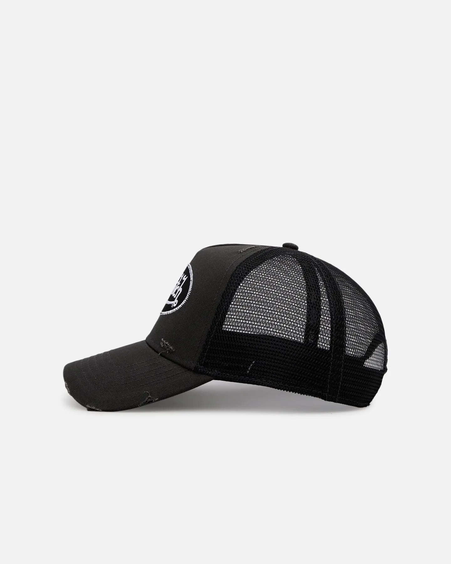 Von Dutch Torn Trucker Snapback Black sold by Culture Kings product image thumbnail 4