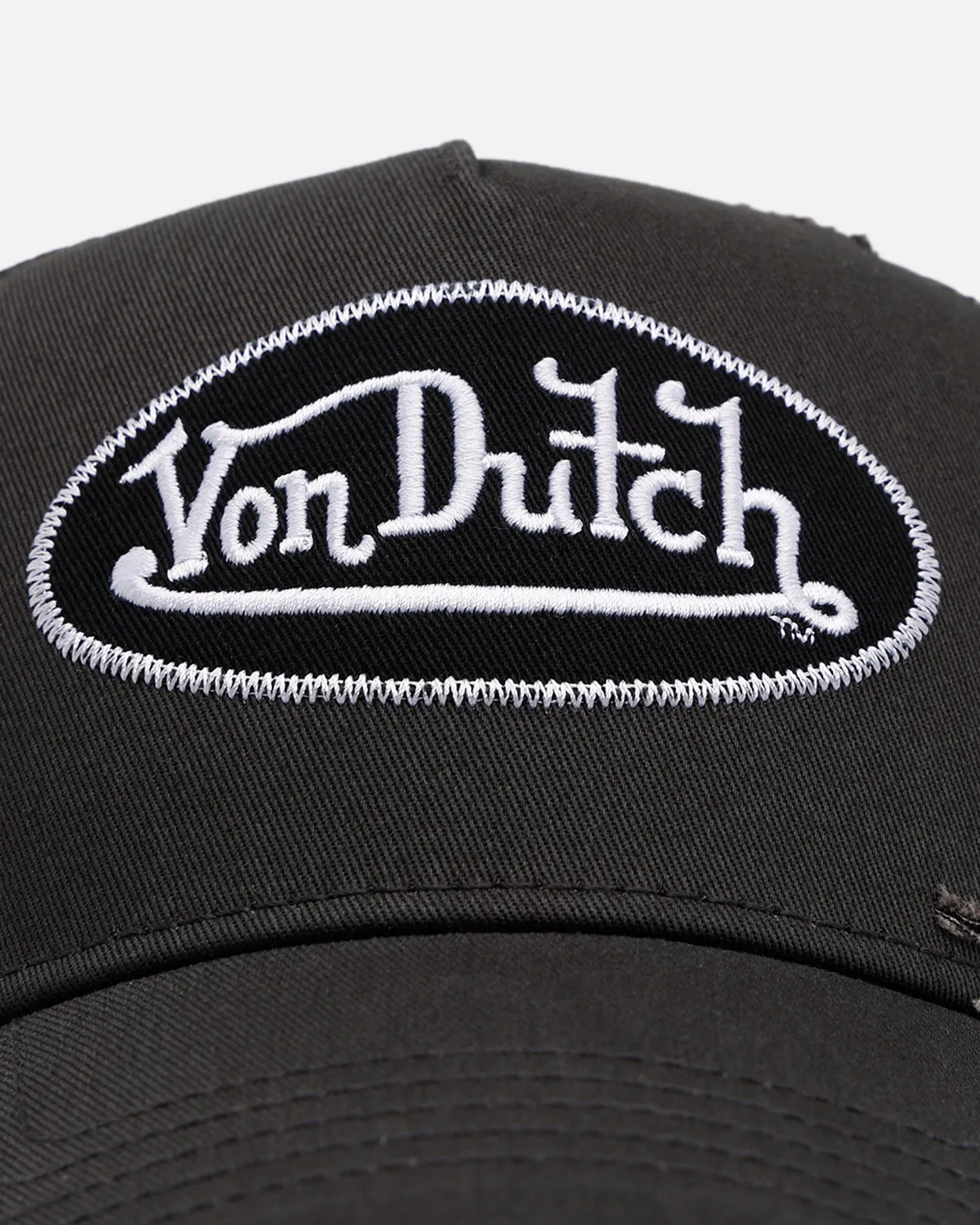 Von Dutch Torn Trucker Snapback Black sold by Culture Kings product image thumbnail 5