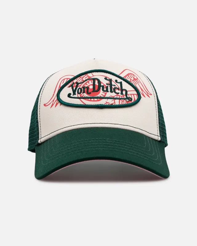 Von Dutch Flying Eye Trucker Snapback Green sold by Culture Kings