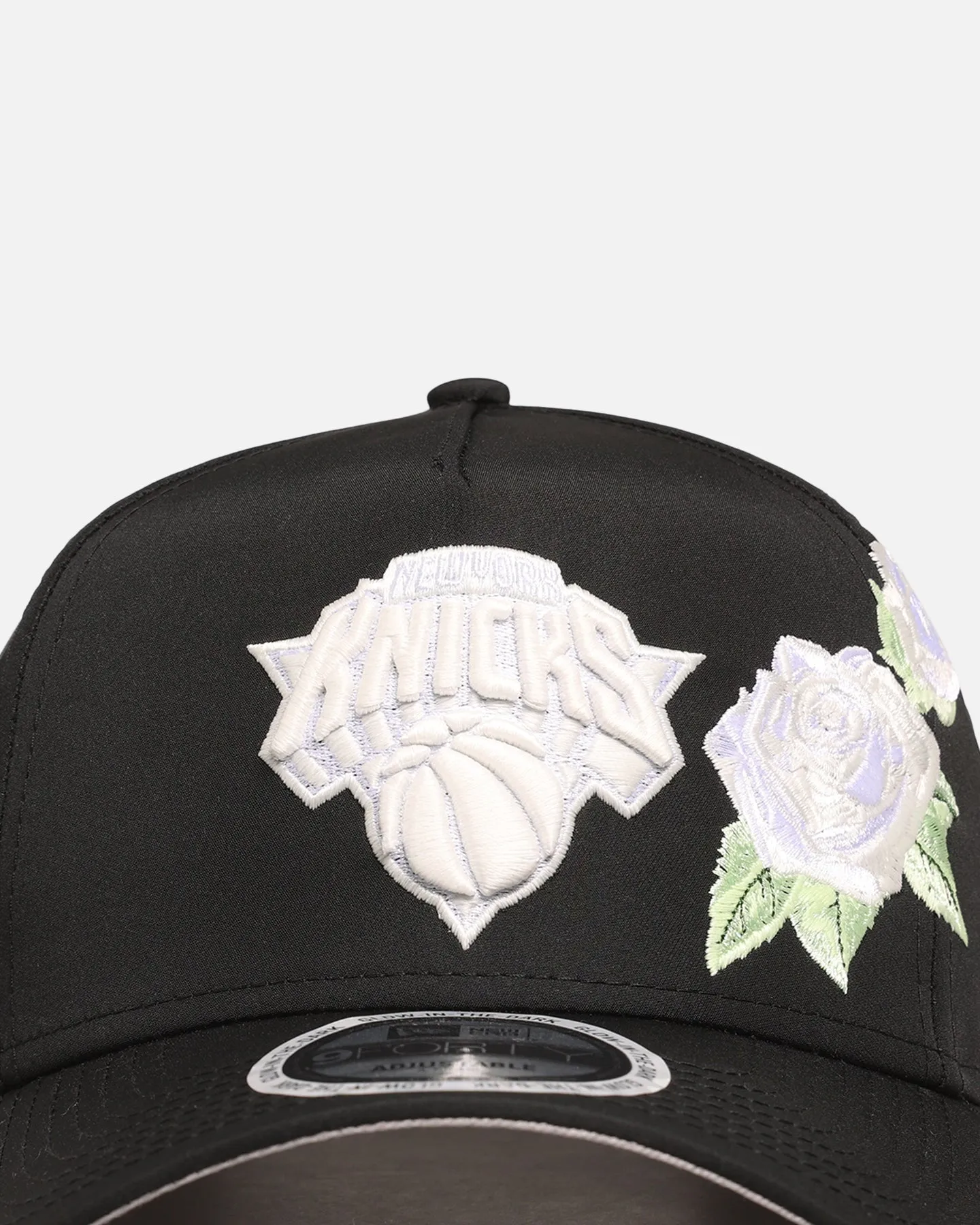 New Era New York Knicks 'Glow Rose' 9FORTY A-Frame Snapback Black sold by Culture Kings product image thumbnail 5