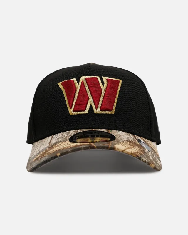 New Era Washington Commanders 'Black Crown Realtree Visor' 9FORTY A-Frame Snapback Realtree Edge/Black sold by Culture Kings