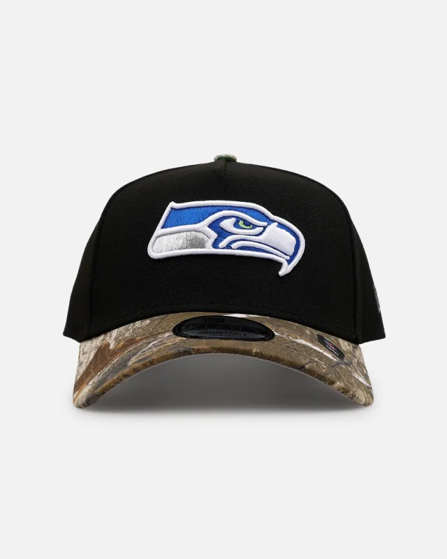 New Era Seattle Seahawks 'Black Crown Realtree Visor' 9FORTY A-Frame Snapback Realtree Edge/Black sold by Culture Kings