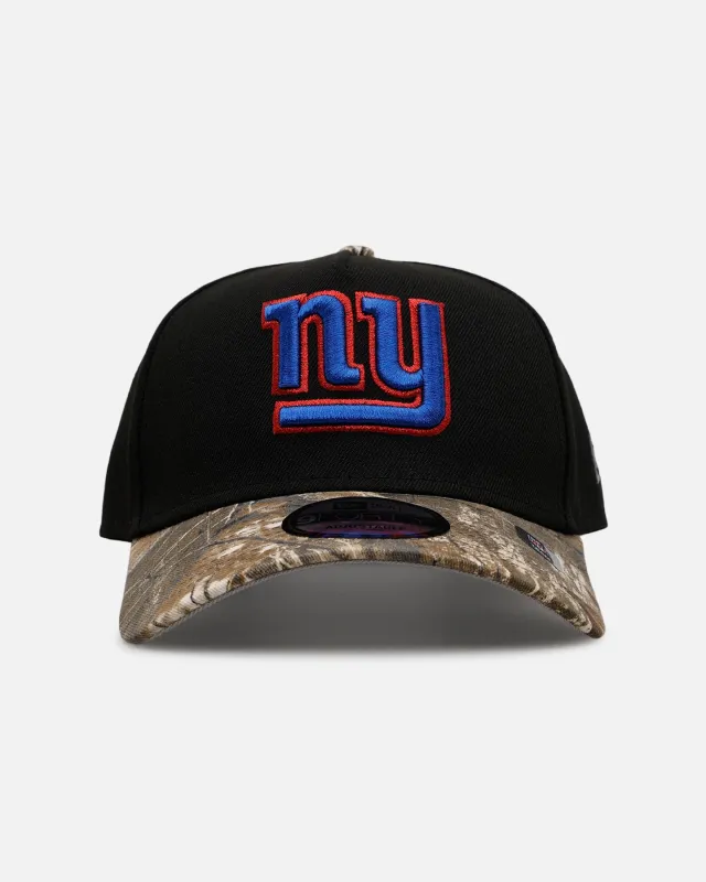 New Era New York Giants 'Black Crown Realtree Visor' 9FORTY A-Frame Snapback Realtree Edge/Black sold by Culture Kings