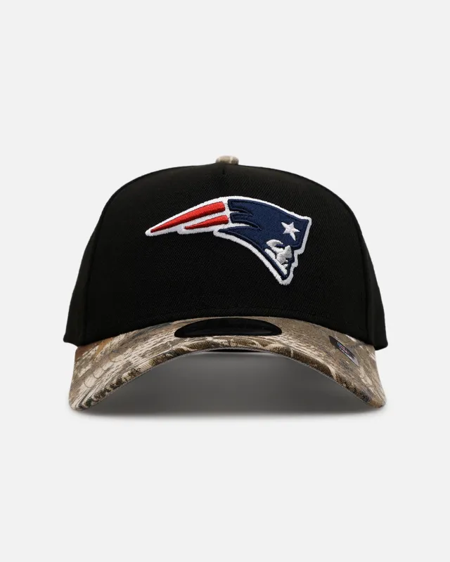 New Era New England Patriots 'Black Crown Realtree Visor' 9FORTY A-Frame Snapback Realtree Edge/Black sold by Culture Kings