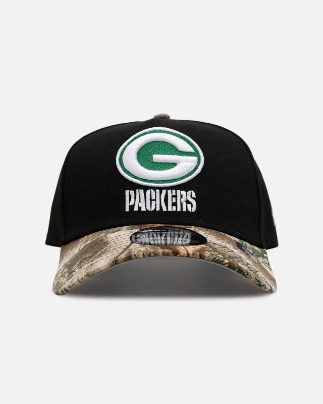 New Era Green Bay Packers 'Black Crown Realtree Visor' 9FORTY A-Frame Snapback Realtree Edge/Black sold by Culture Kings