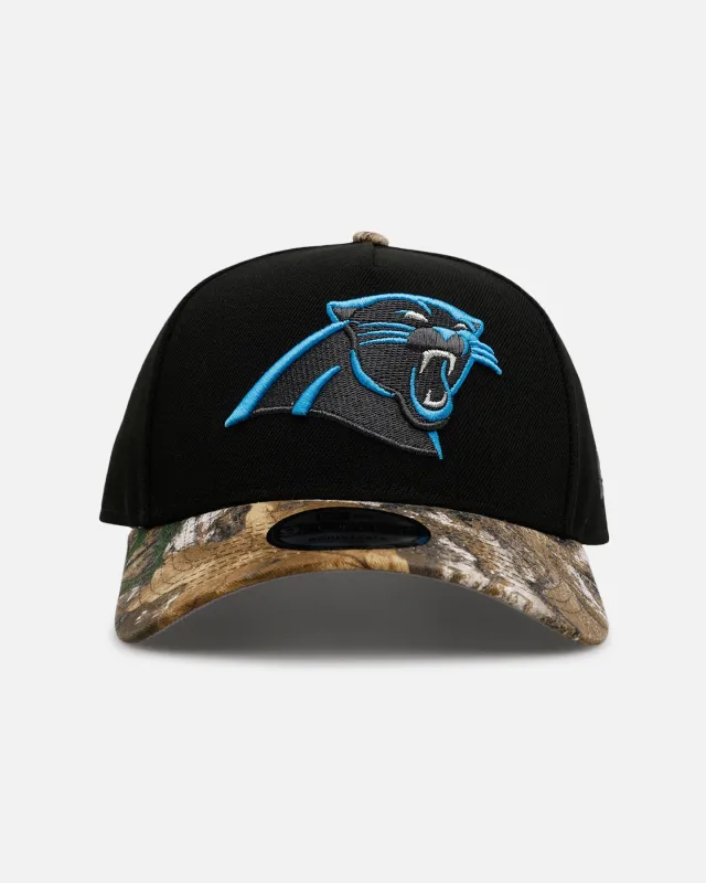 New Era Carolina Panthers 'Black Crown Realtree Visor' 9FORTY A-Frame Snapback Realtree Edge/Black sold by Culture Kings