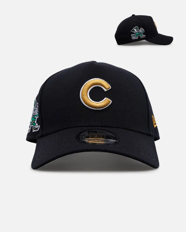 New Era Chicago Cubs 'College Crossover' Notre Dame Fighting Irish 9FORTY A-Frame Snapback Official Team Color sold by Culture Kings