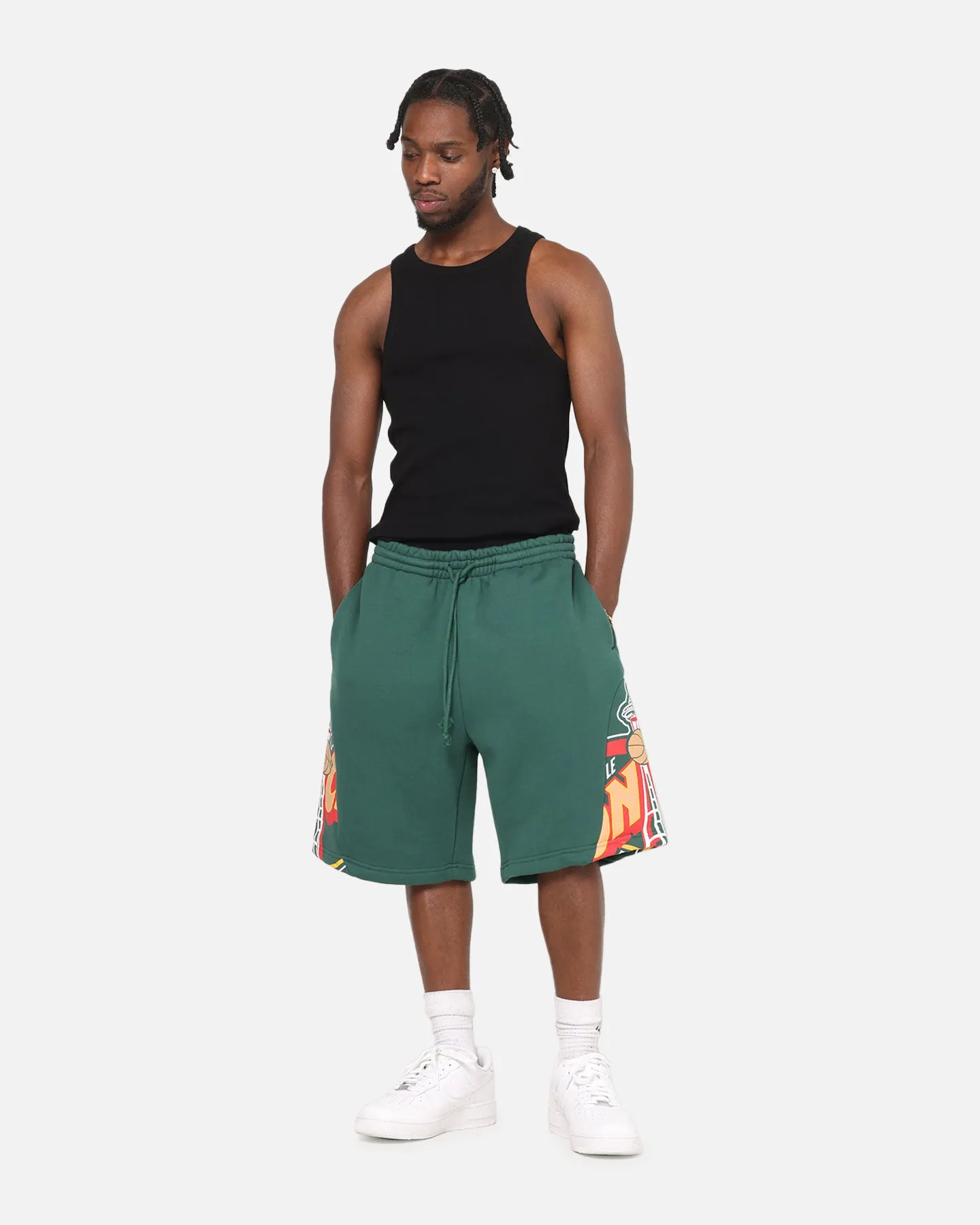 Mitchell & Ness Seattle SuperSonics C&S Shorts Official Team Color sold by Culture Kings product image thumbnail 5