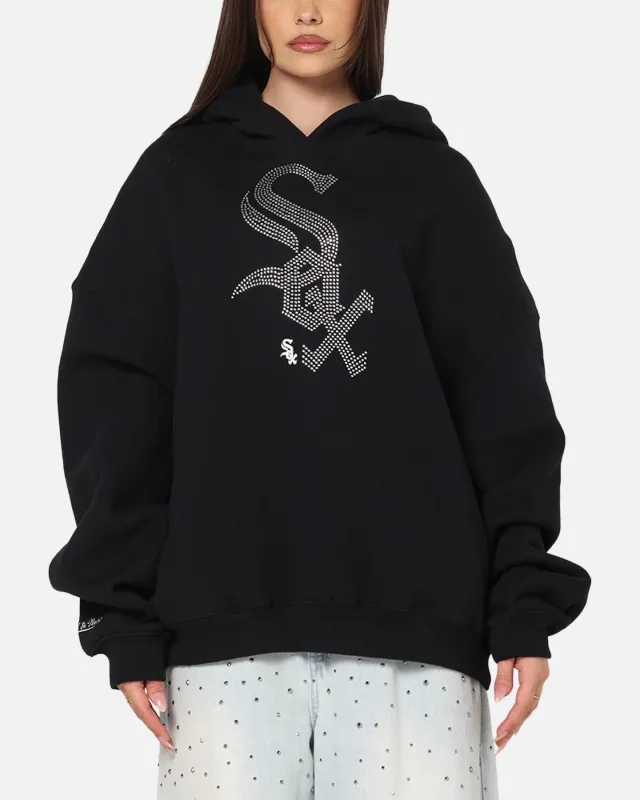 Mitchell & Ness Chicago White Sox Rhinestone Hoodie Faded Black sold by Culture Kings