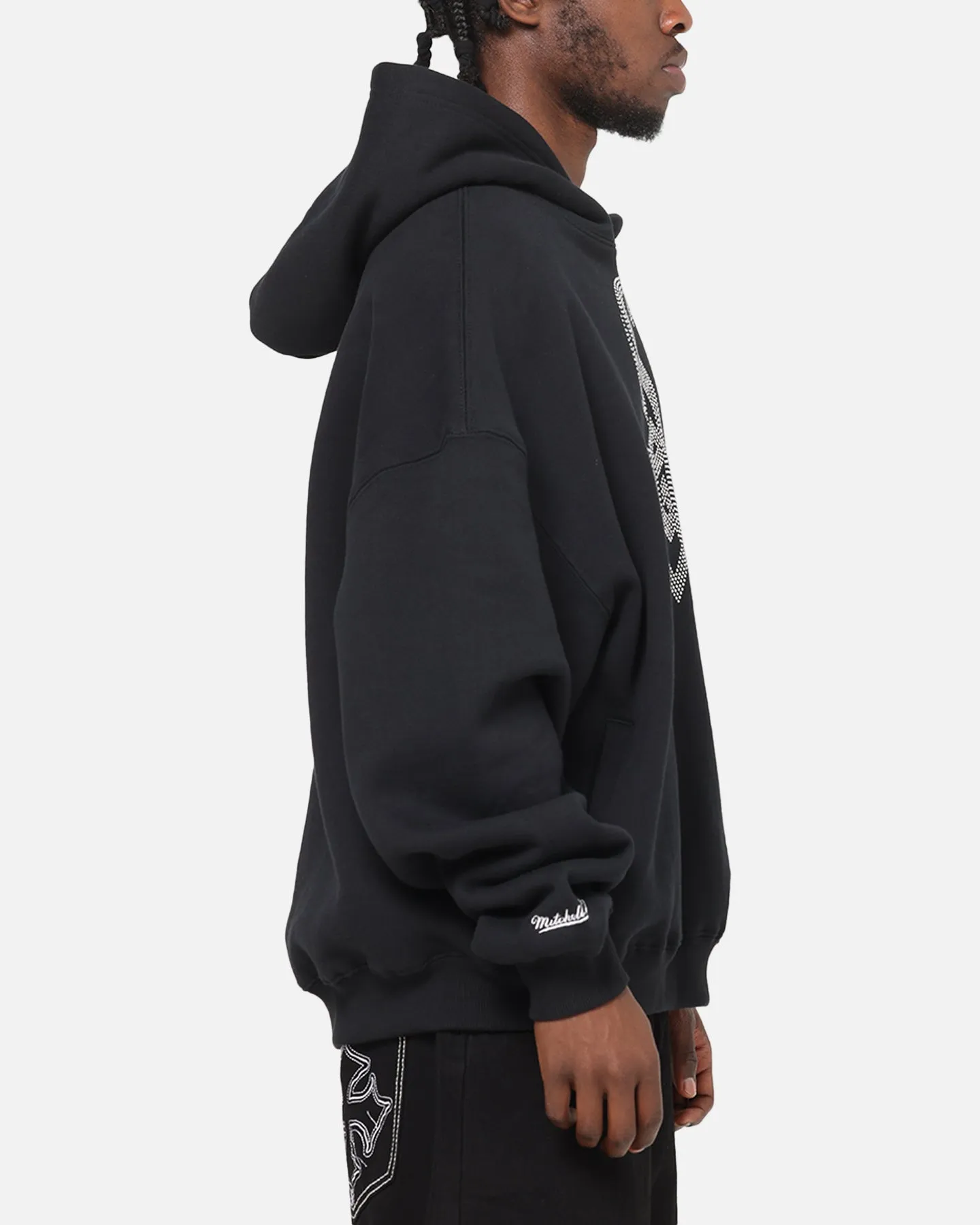 Mitchell & Ness Chicago White Sox Rhinestone Hoodie Faded Black sold by Culture Kings product image thumbnail 4