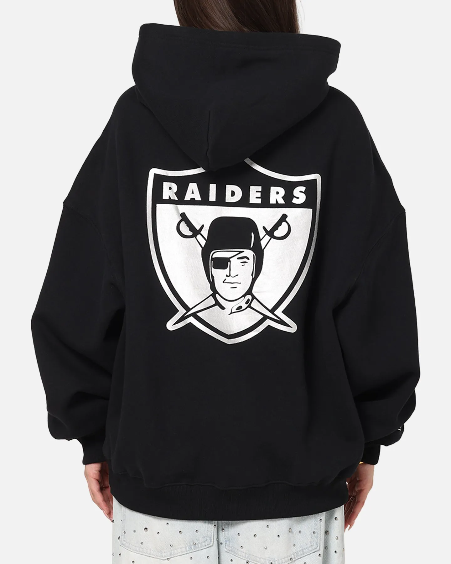 Mitchell & Ness Las Vegas Raiders Rhinestone Hoodie Faded Black sold by Culture Kings product image thumbnail 2