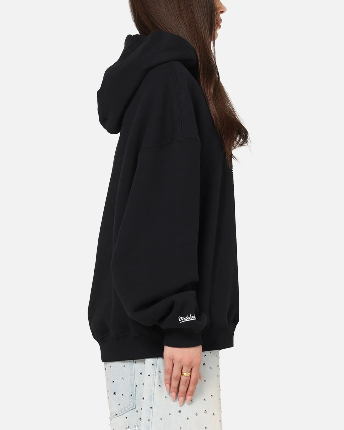 Mitchell & Ness Los Angeles Dodgers Rhinestone Hoodie Faded Black sold by Culture Kings product image thumbnail 4