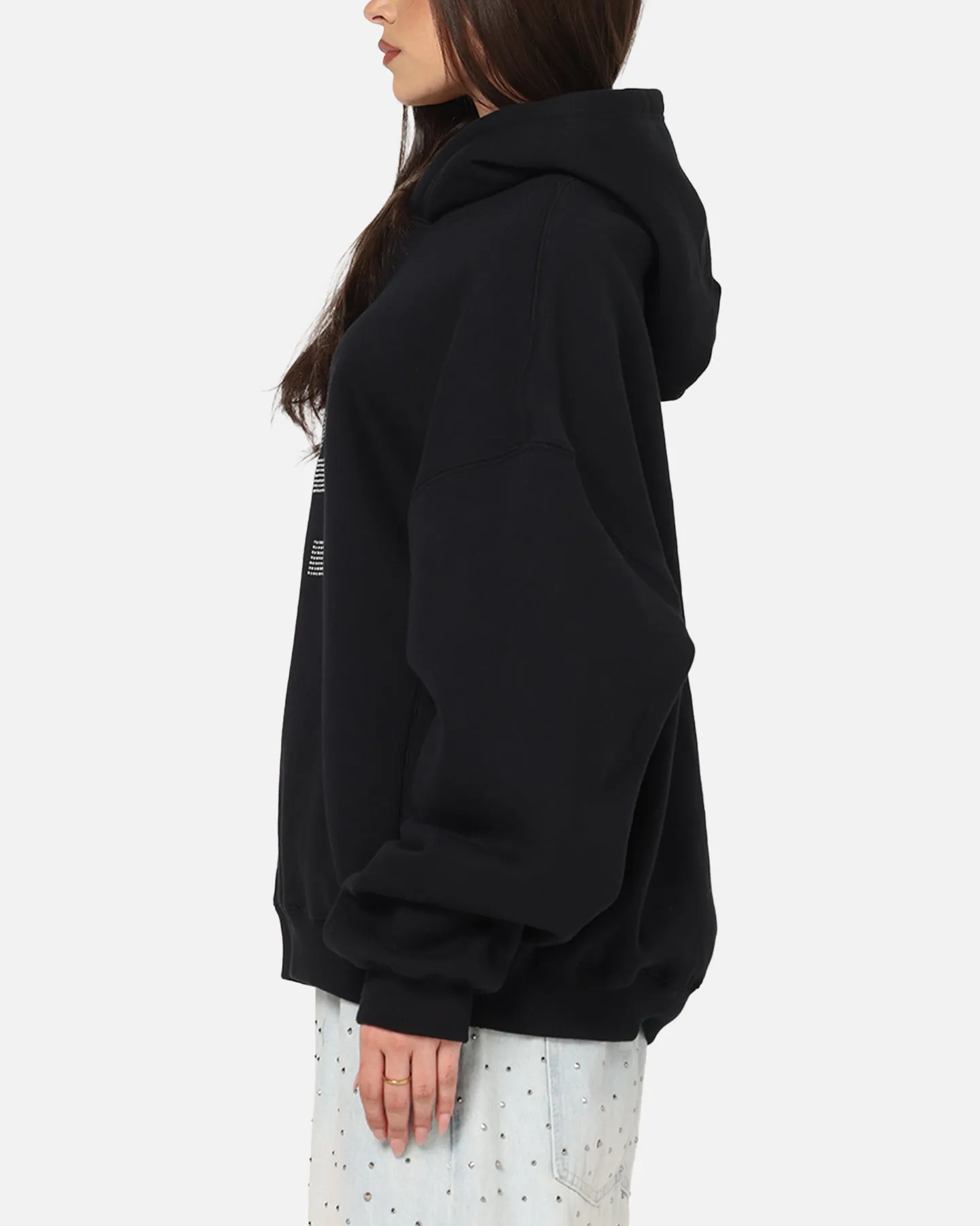 Mitchell & Ness Los Angeles Dodgers Rhinestone Hoodie Faded Black sold by Culture Kings product image thumbnail 5