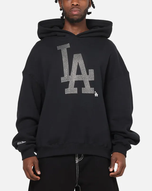 Mitchell & Ness Los Angeles Dodgers Rhinestone Hoodie Faded Black sold by Culture Kings