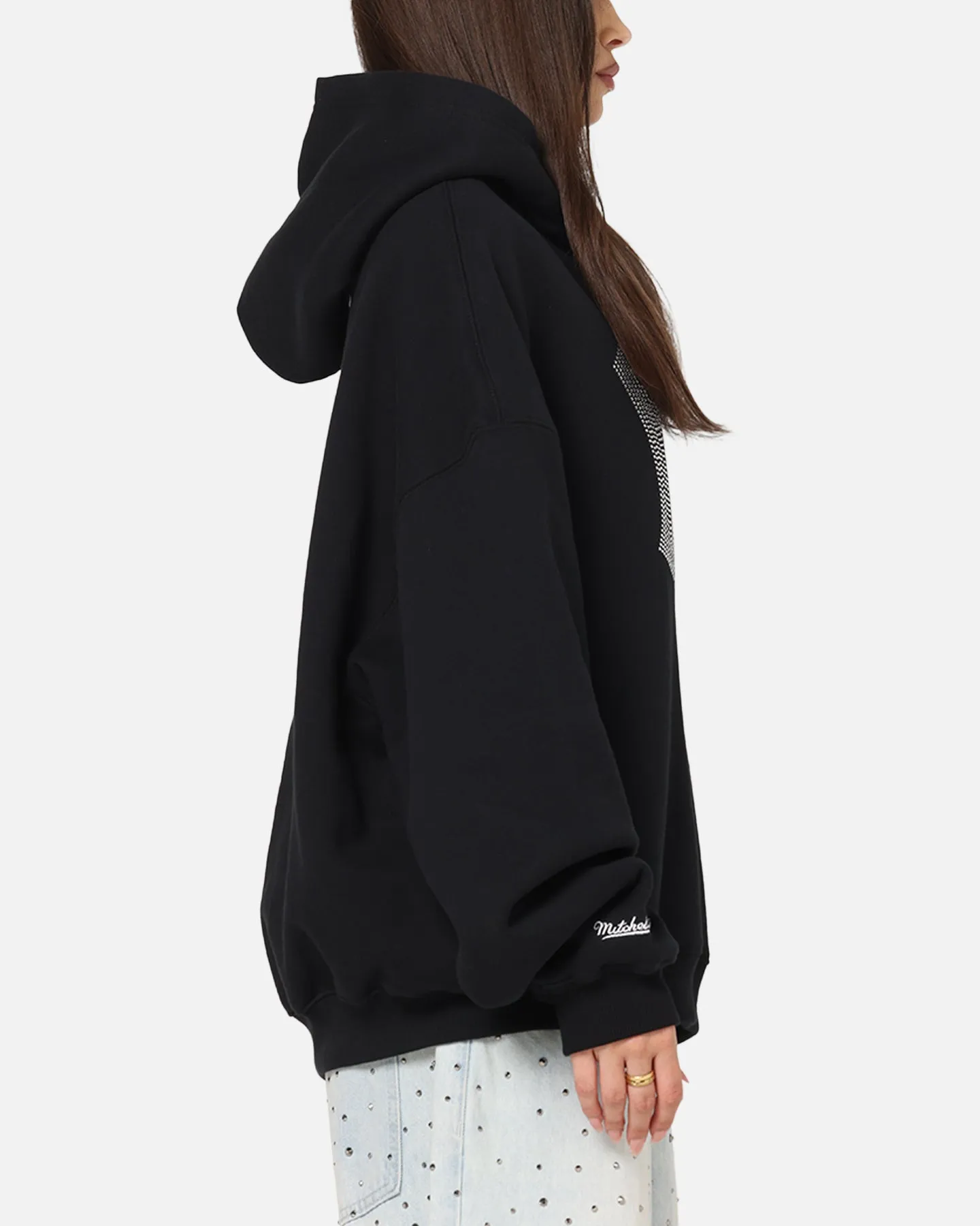 Mitchell & Ness New York Yankees Rhinestone Hoodie Faded Black sold by Culture Kings product image thumbnail 4