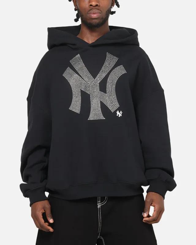 Mitchell & Ness New York Yankees Rhinestone Hoodie Faded Black sold by Culture Kings