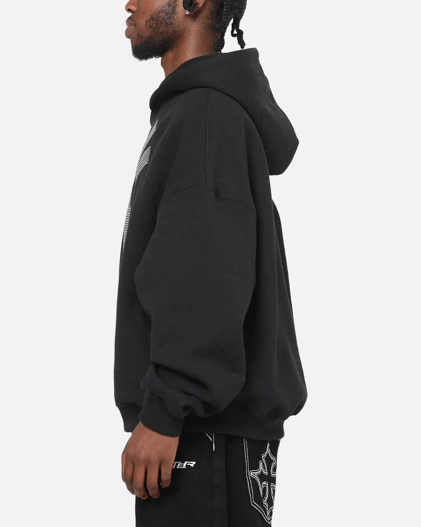 Mitchell & Ness New York Yankees Rhinestone Hoodie Faded Black sold by Culture Kings product image thumbnail 5