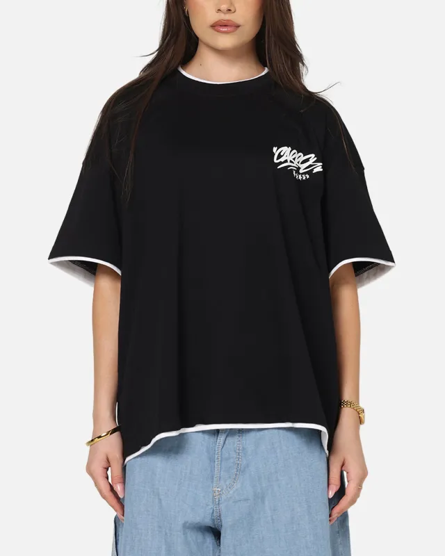 Carre Motion Layered T-Shirt Black/White sold by Culture Kings