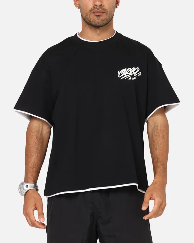 Carre Motion Layered T-Shirt Black/White sold by Culture Kings