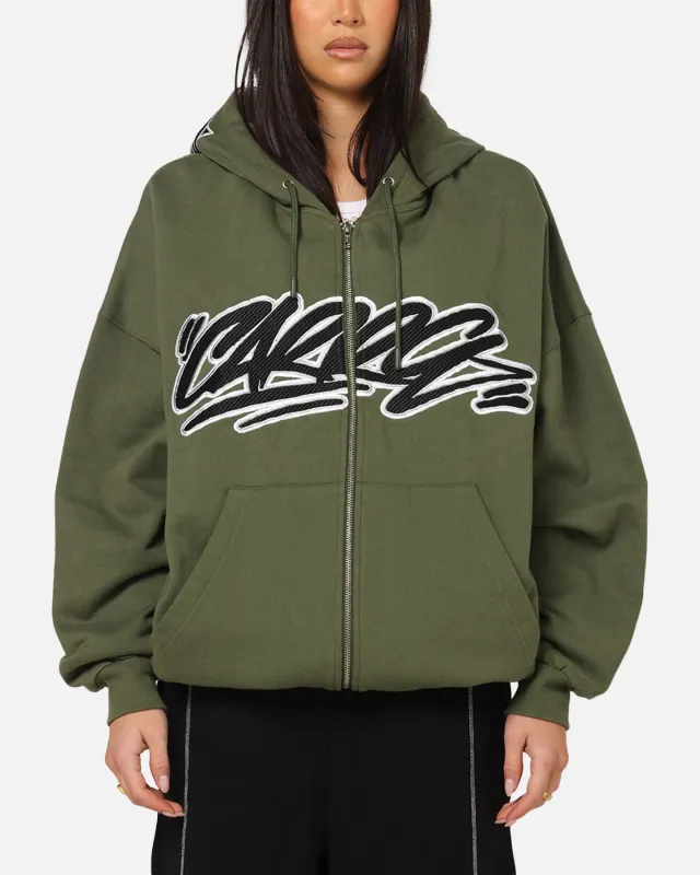 Carre Terrace Zip Hoodie Olive made by Culture Kings