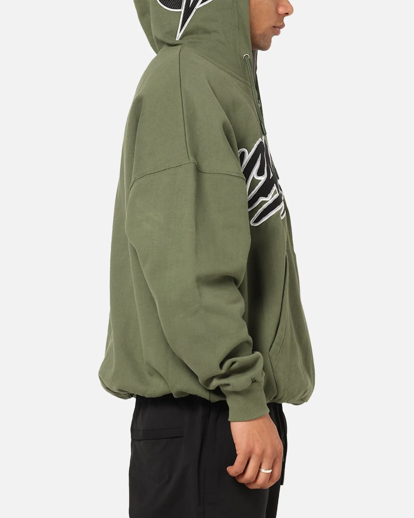 Carre Terrace Zip Hoodie Olive sold by Culture Kings product image thumbnail 4
