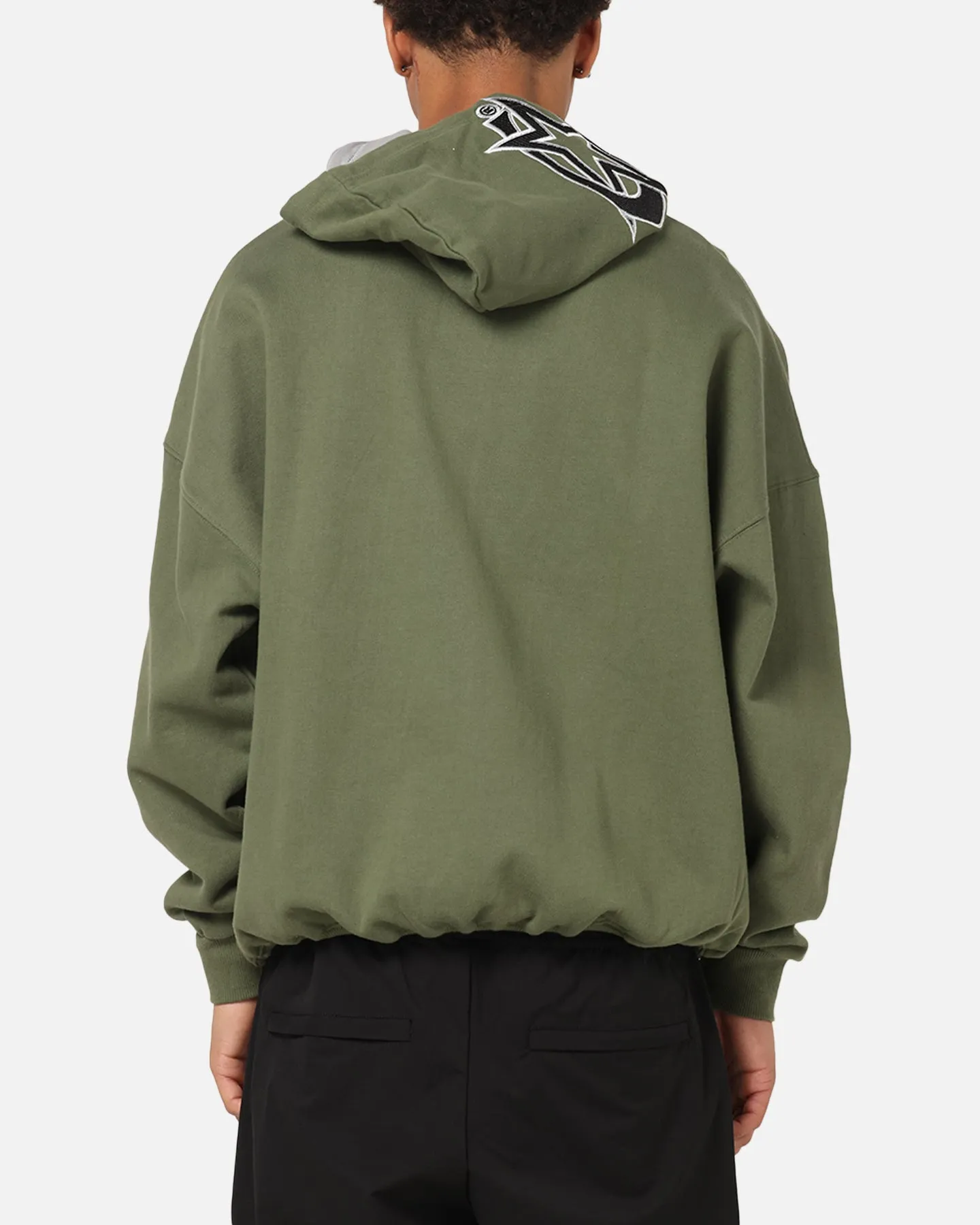 Carre Terrace Zip Hoodie Olive sold by Culture Kings product image thumbnail 3