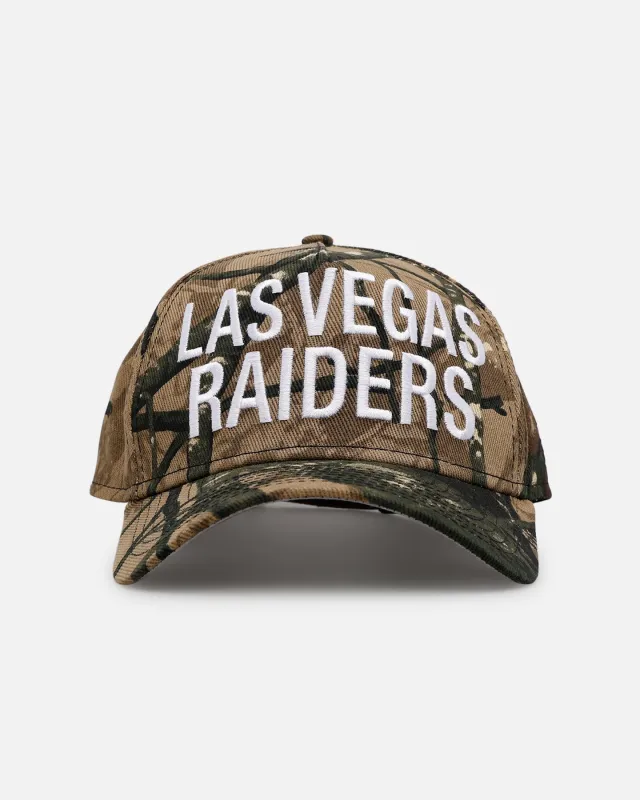 New Era Las Vegas Raiders 'Bold' 9FORTY A-Frame Strapback Camo sold by Culture Kings