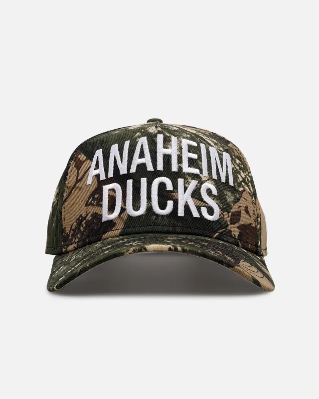 New Era Anaheim Ducks 'Bold' 9FORTY A-Frame Strapback Camo sold by Culture Kings